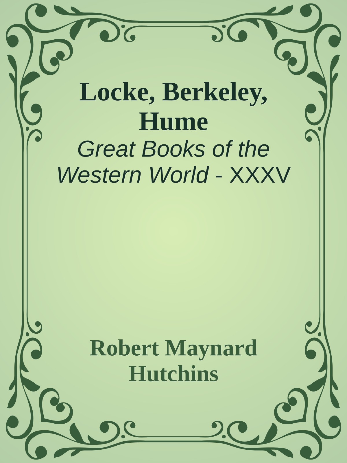 Locke, Berkeley, Hume